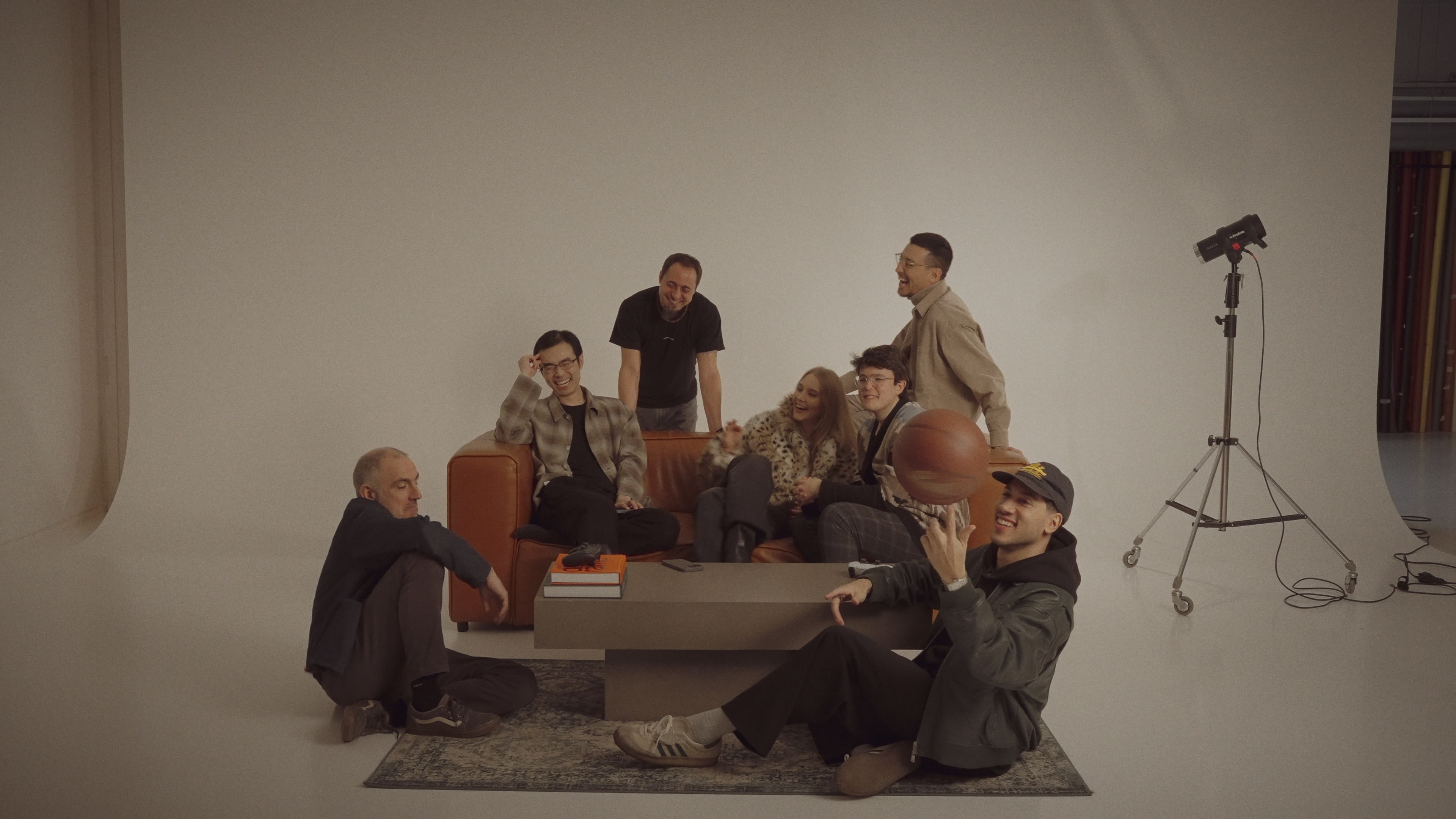 Antihero Studios team gathered together in the studio